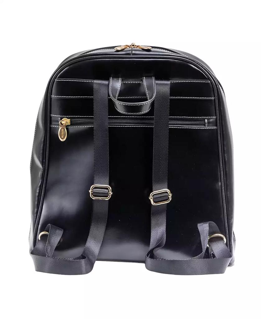 McKlein Moline Leather Business Laptop Tablet Backpack