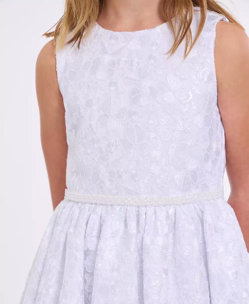 Bonnie Jean Big Girls Sequin Lace Ballerina Communion Dress