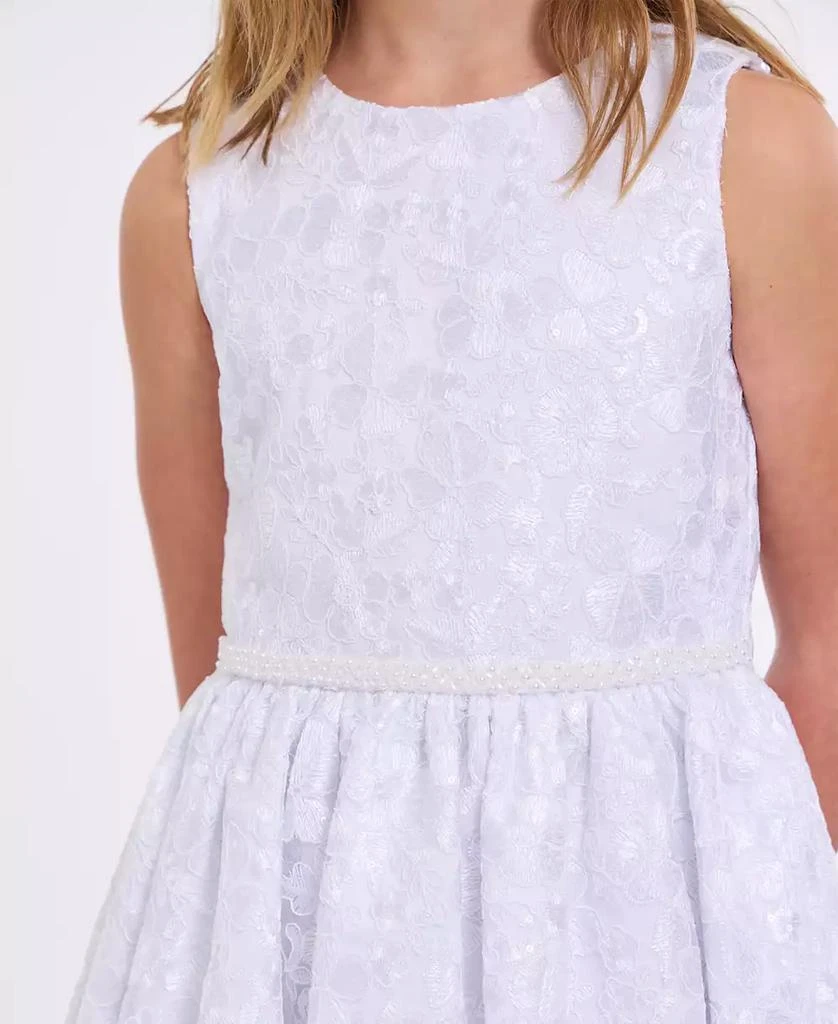 Bonnie Jean Big Girls Sequin Lace Ballerina Communion Dress 2