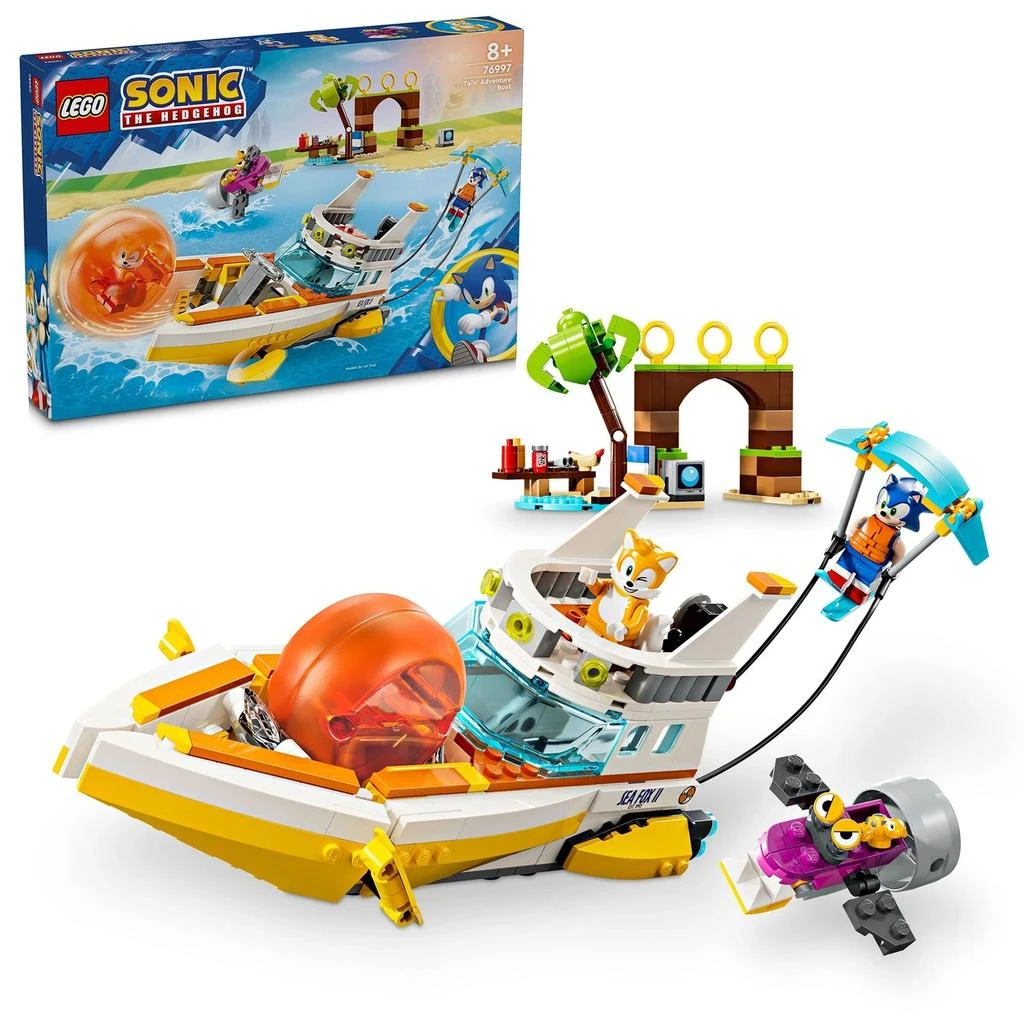 LEGO LEGO Sonic the Hedgehog Tails’ Adventure Boat Toy Set 76997 1