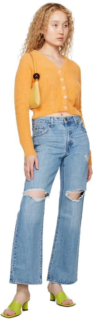 Levi's Blue Baggy Bootcut Jeans 4