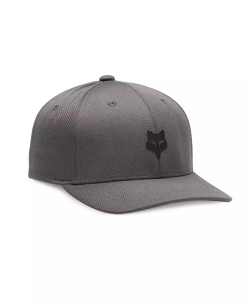 Fox Big Boys and Girls Gray Racing Lithotype 110 Structured Adjustable Hat