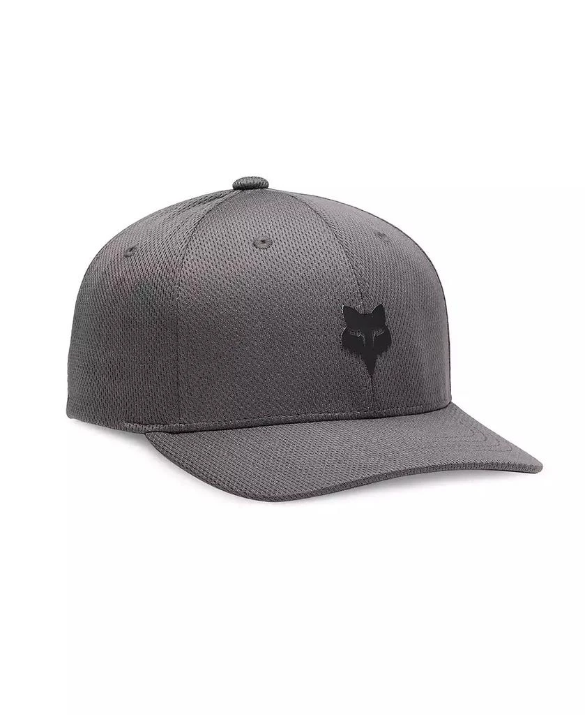 Fox Big Boys and Girls Gray Racing Lithotype 110 Structured Adjustable Hat 1