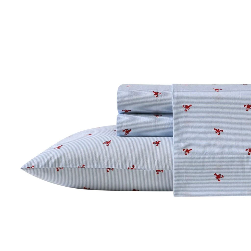 Nautica Lobster Walk Blue Twin Sheet Set 1