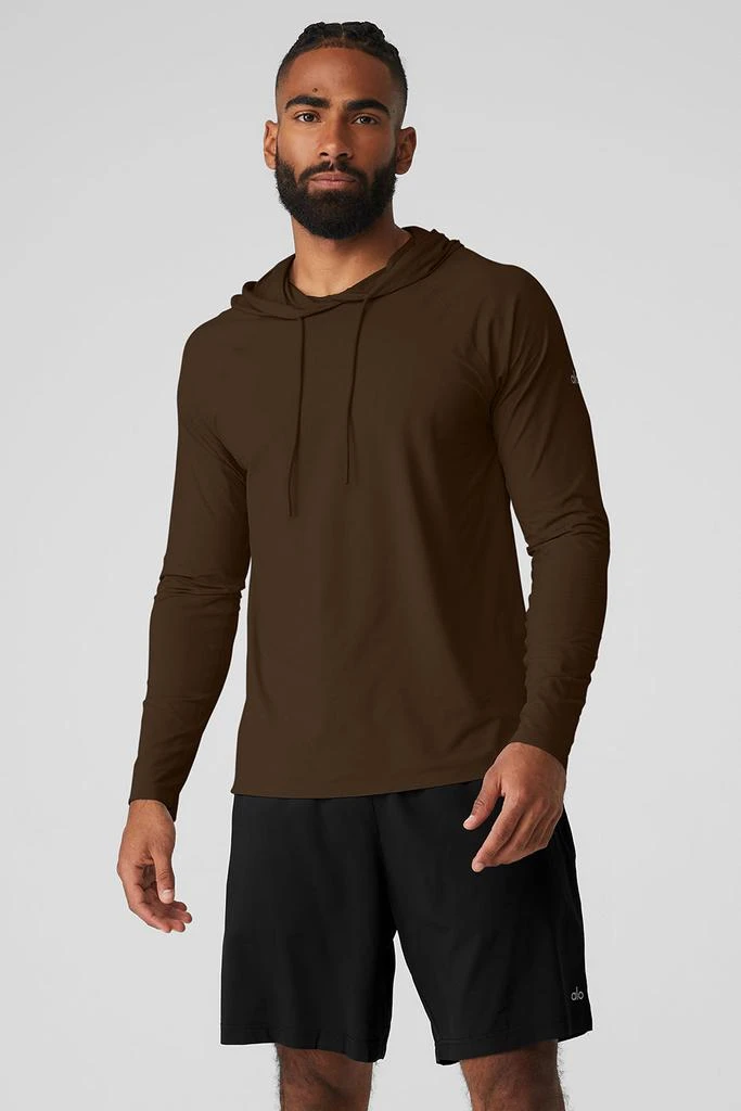Alo Idol Hooded Runner - Espresso 1