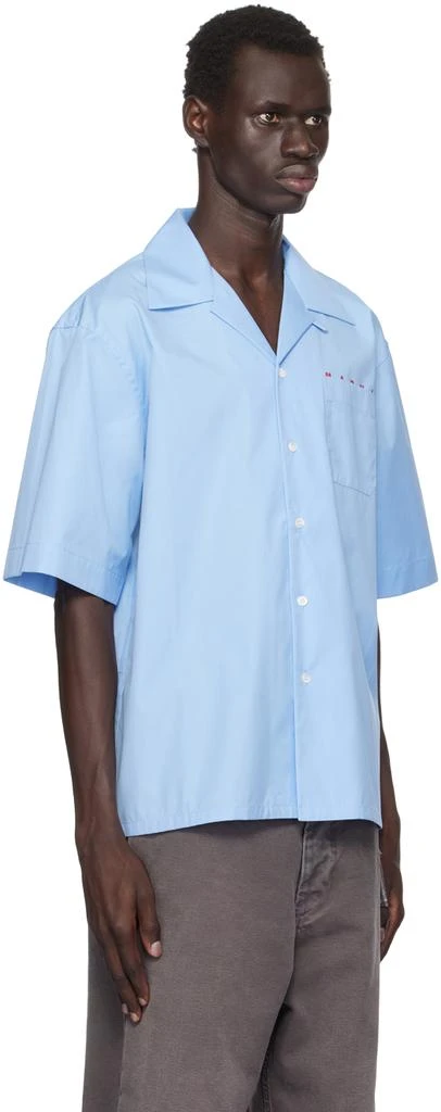 Marni Blue Bowling Shirt 2
