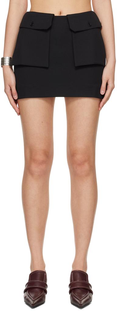 Beaufille Black Zeigler Miniskirt