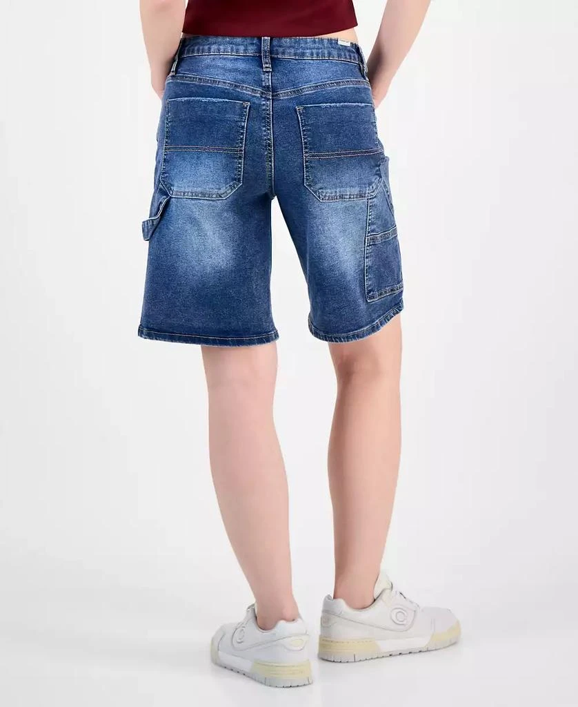 Almost Famous Juniors' High-Rise Denim Jorts 4