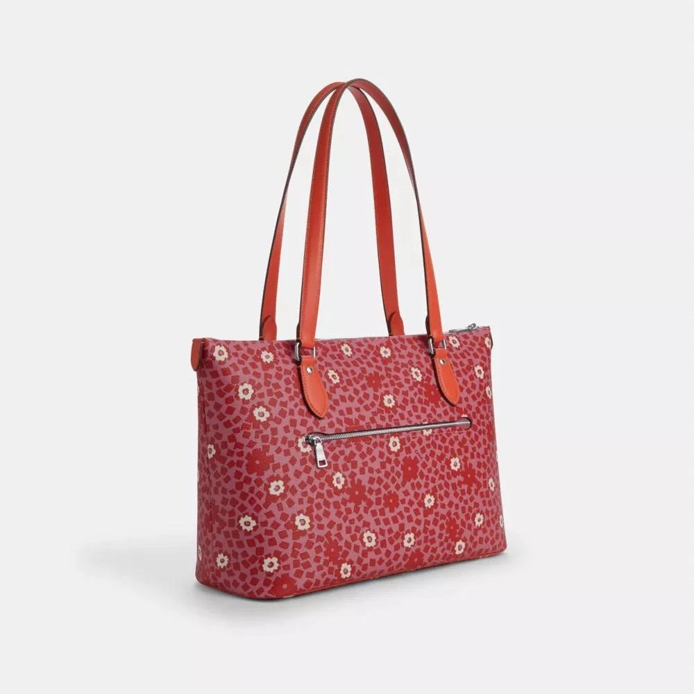 Coach Gallery Tote Bag With Floral Print 3
