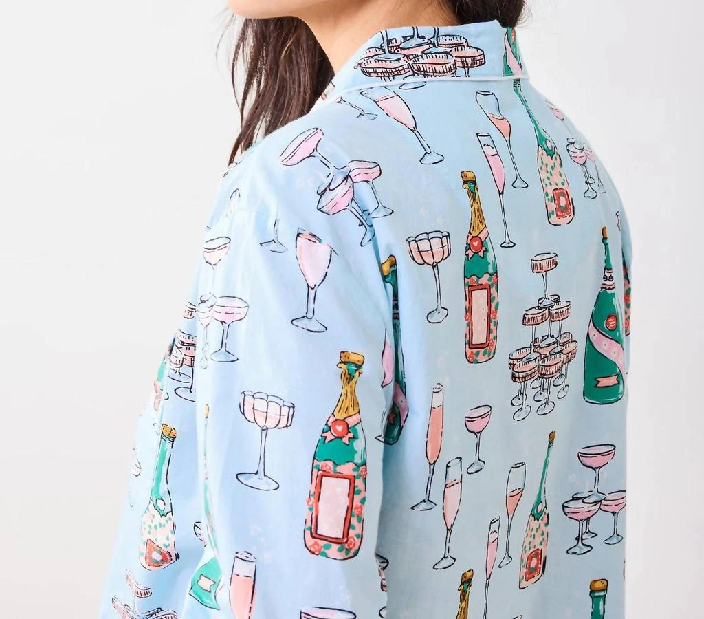 Printfresh Printfresh - Champagne Tower Long Pajama Set 2