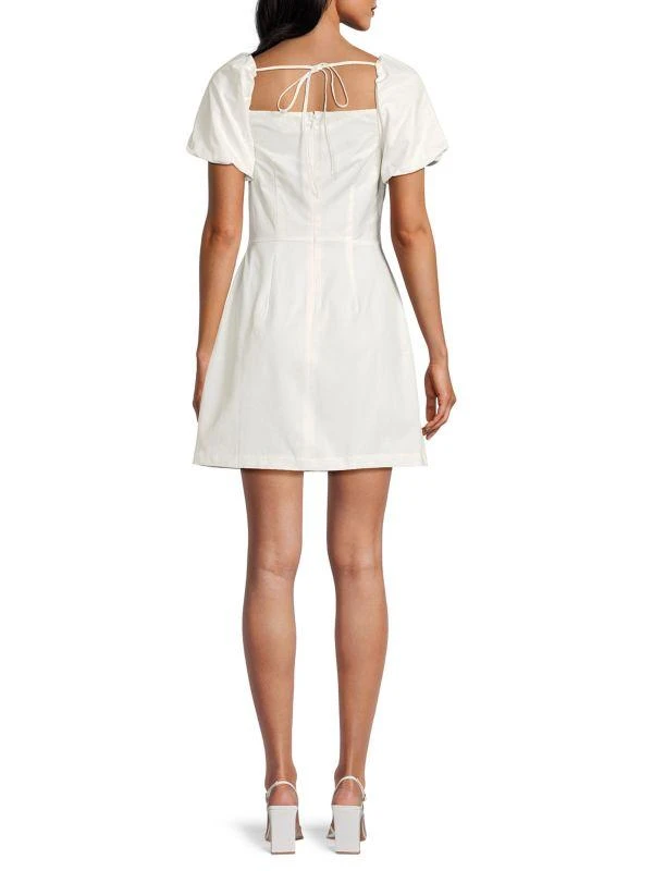 Lea & Viola Puff-Sleeve Minidress 2
