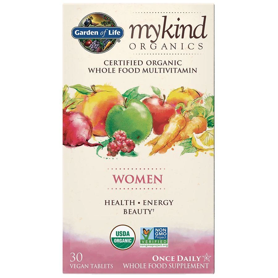 Garden of Life My Kind Organics Women Multivitamin Tablets 1