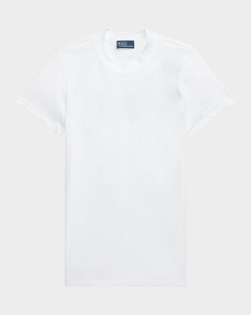 Ralph Lauren Slim Fit Ribbed Cotton Tee