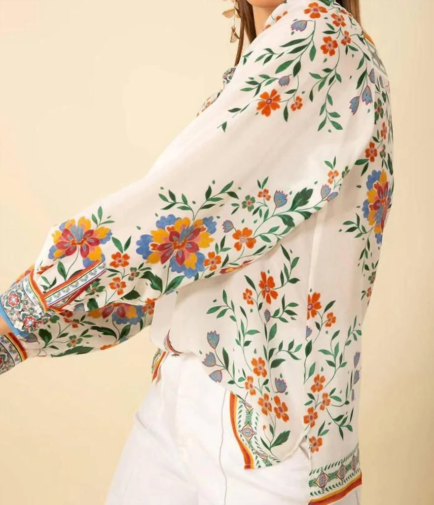 Hale Bob Hale Bob - Selah Button Silk Top 2