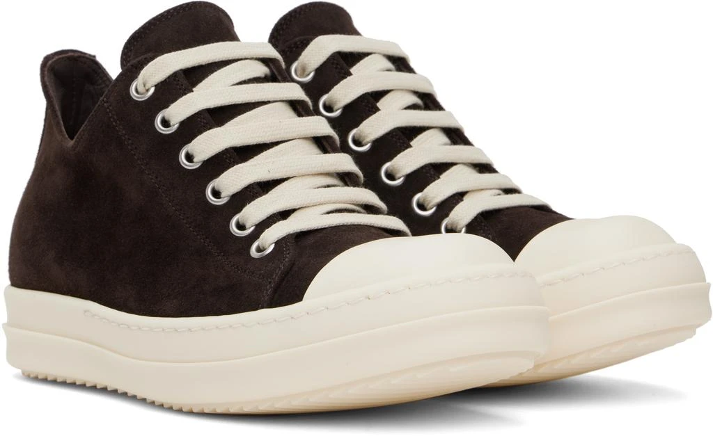 Rick Owens Brown Hollywood Low Sneakers 4