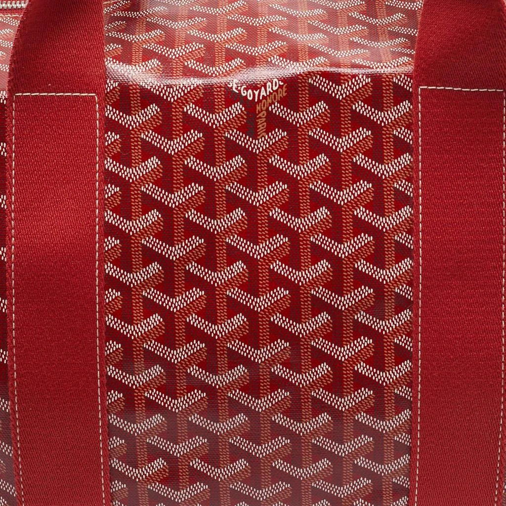 Goyard Goyard Red Goyardine Coated Canvas Voltigeur MM Pet Carrier 5