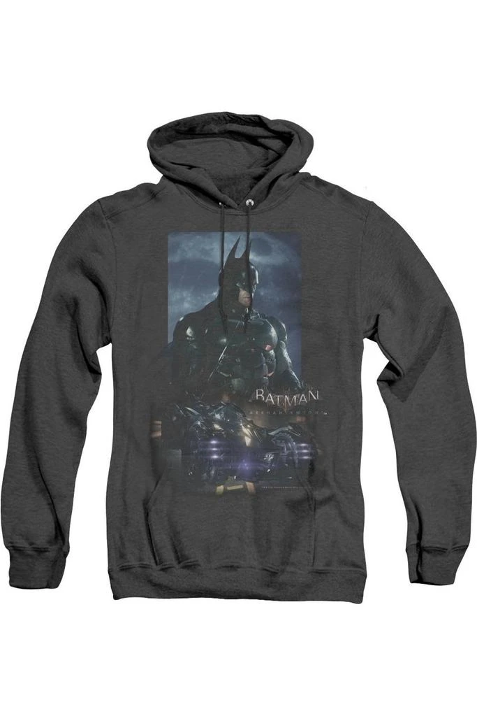 Gildan Batman Arkham Knight Batmobile Adult Heather Hoodie / Hooded Sweatshirt 1