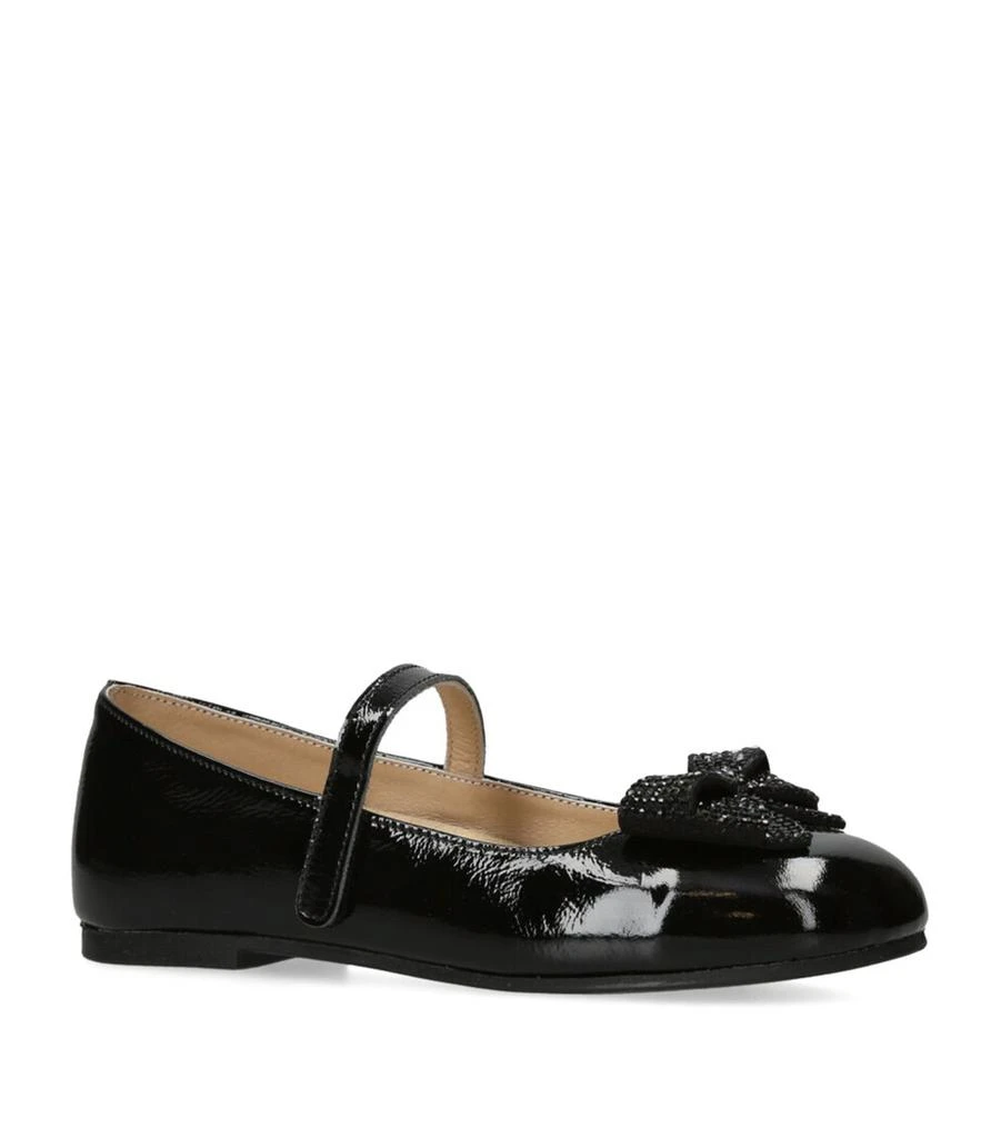 Babywalker Crystal Bow Ballet Flats 3