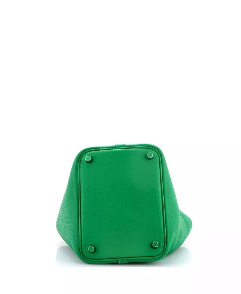 Pre-Owned HERMÉS PM Monochrome Picotin Lock Bag Clemence 4