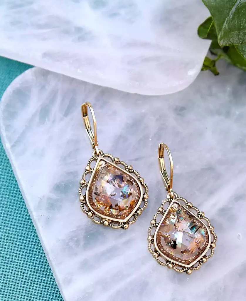 Lonna & Lilly Gold-Tone Stone Drop Earrings 3