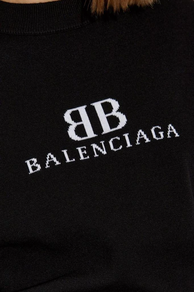 Balenciaga Balenciaga BB Logo Knitted Jumper 4
