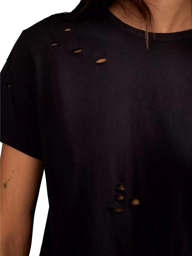 Cynthia Rowley Distressed Cotton T-Shirt 4
