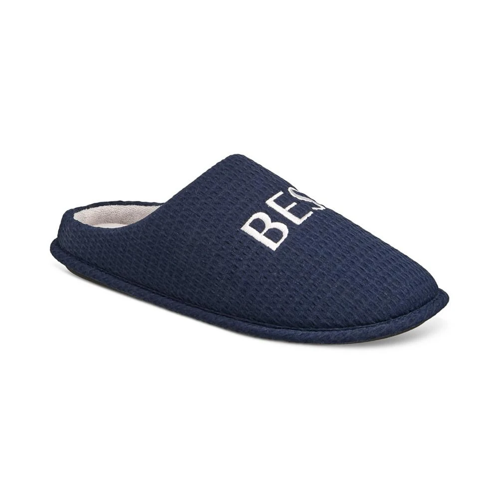 Club Room Men's Best Dad Embroidered Slippers, Created for Macy's 1