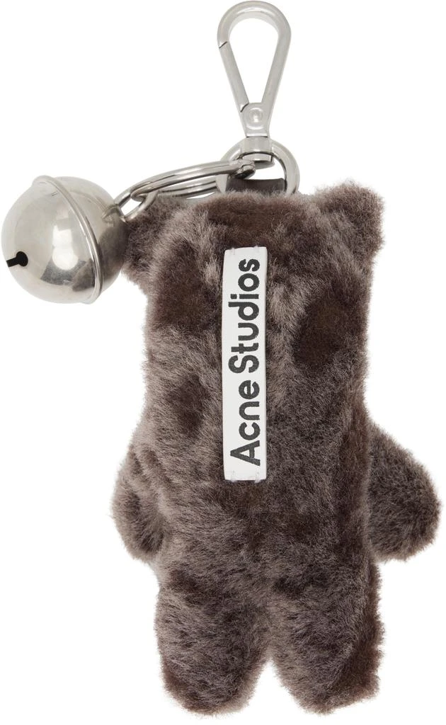 Acne Studios Brown Teddy Bear Keychain 2