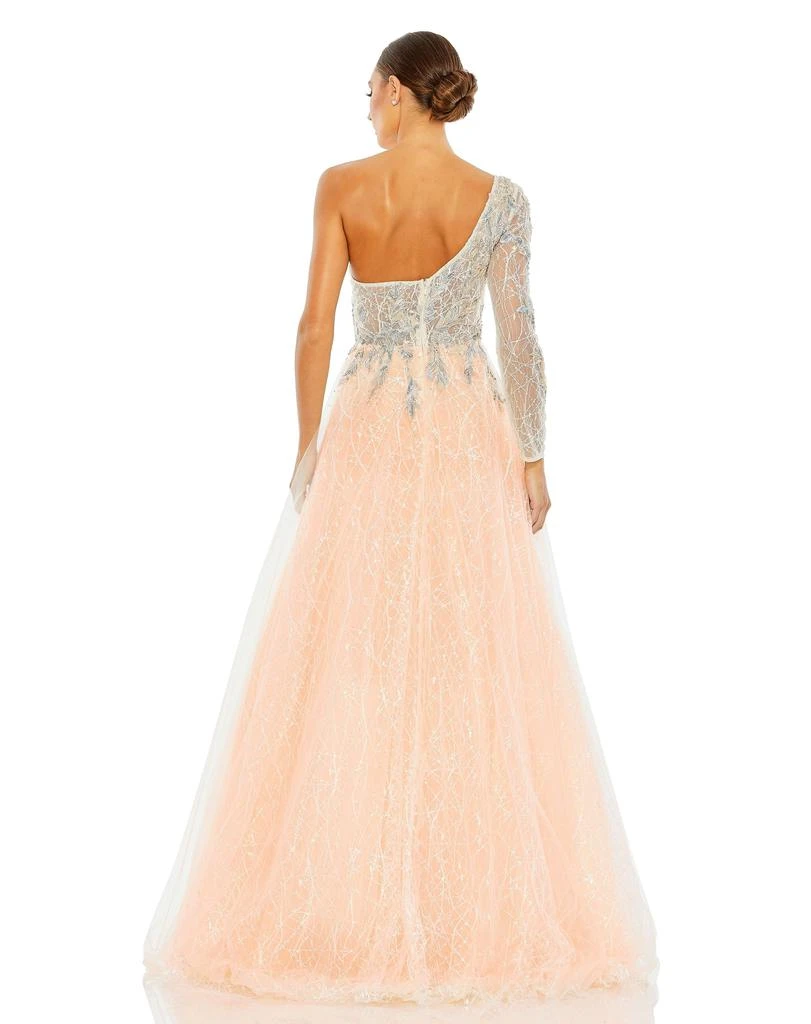 Mac Duggal Embroidered One Shoulder Bodice Ballgown 3