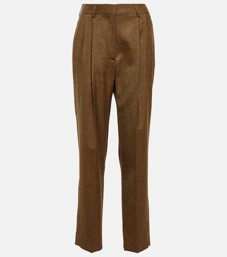 BLAZÉ MILANO Virago high-rise virgin wool straight pants 1