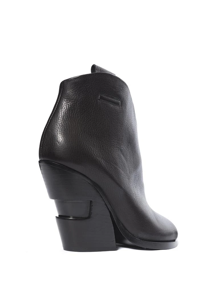 CINZIA ARAIA OPEN LEATHER ANKLE BOOT 4