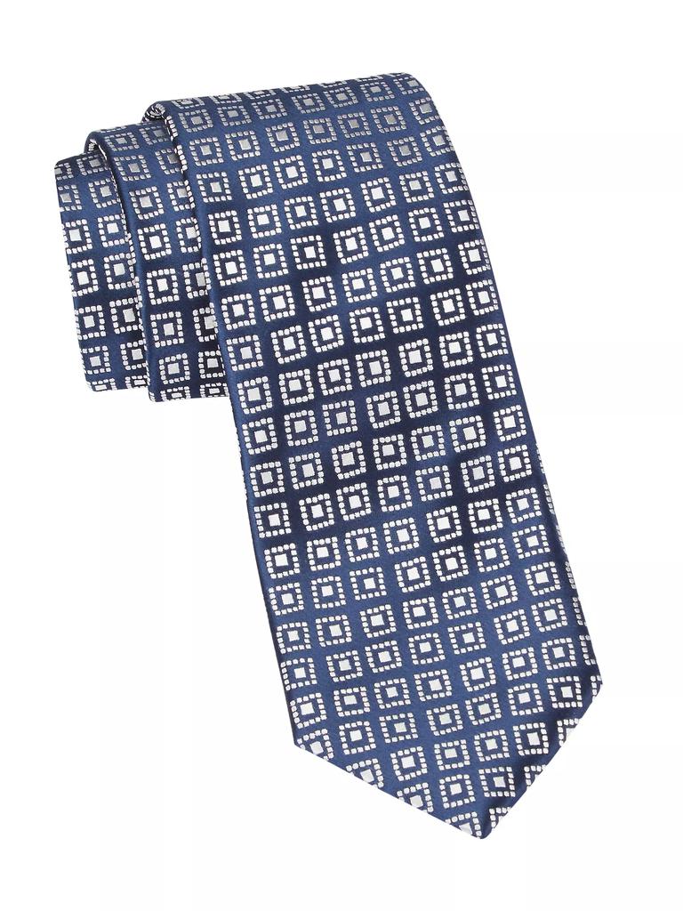 Charvet Geobean Woven Silk Tie