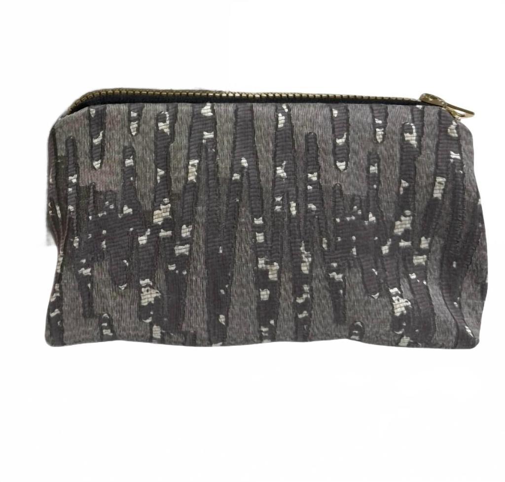 Sunsets of Naples Make Up Bags Set In Grey Shape