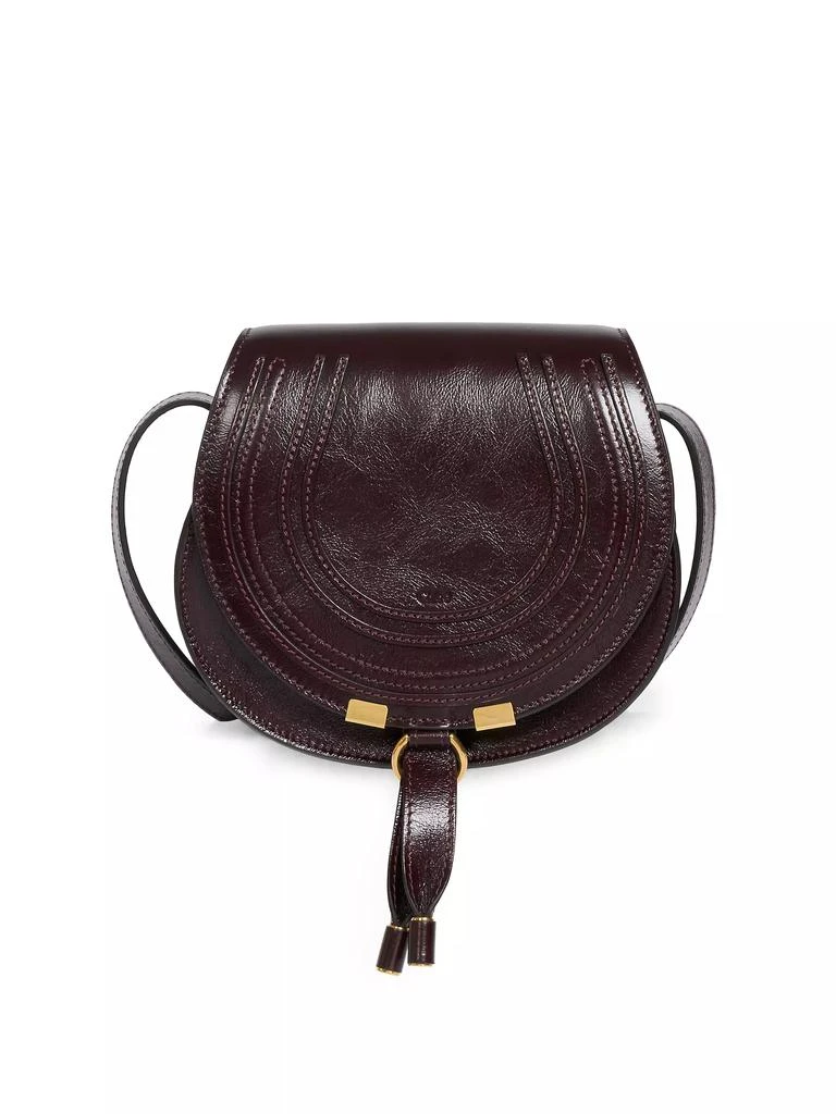 Chloé Small Marcie Leather Saddle Bag 1
