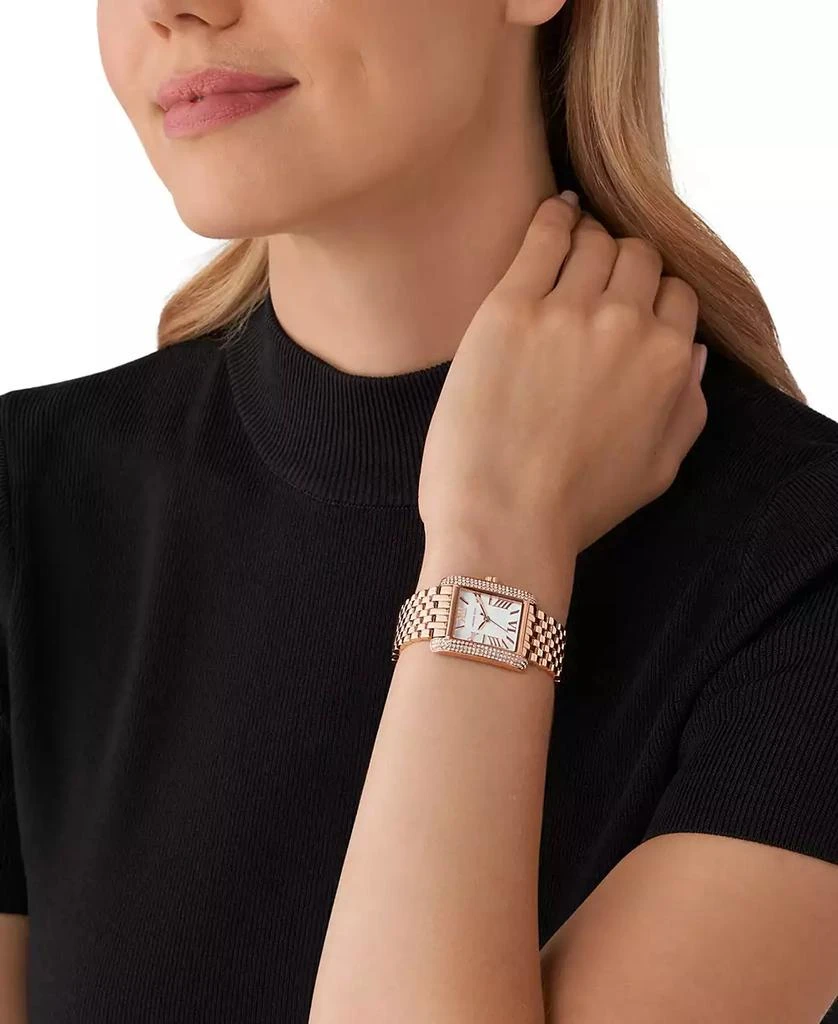 Michael Kors Women's Emery Three-Hand Rose Gold-Tone Stainless Steel Watch 33 x 27mm 3