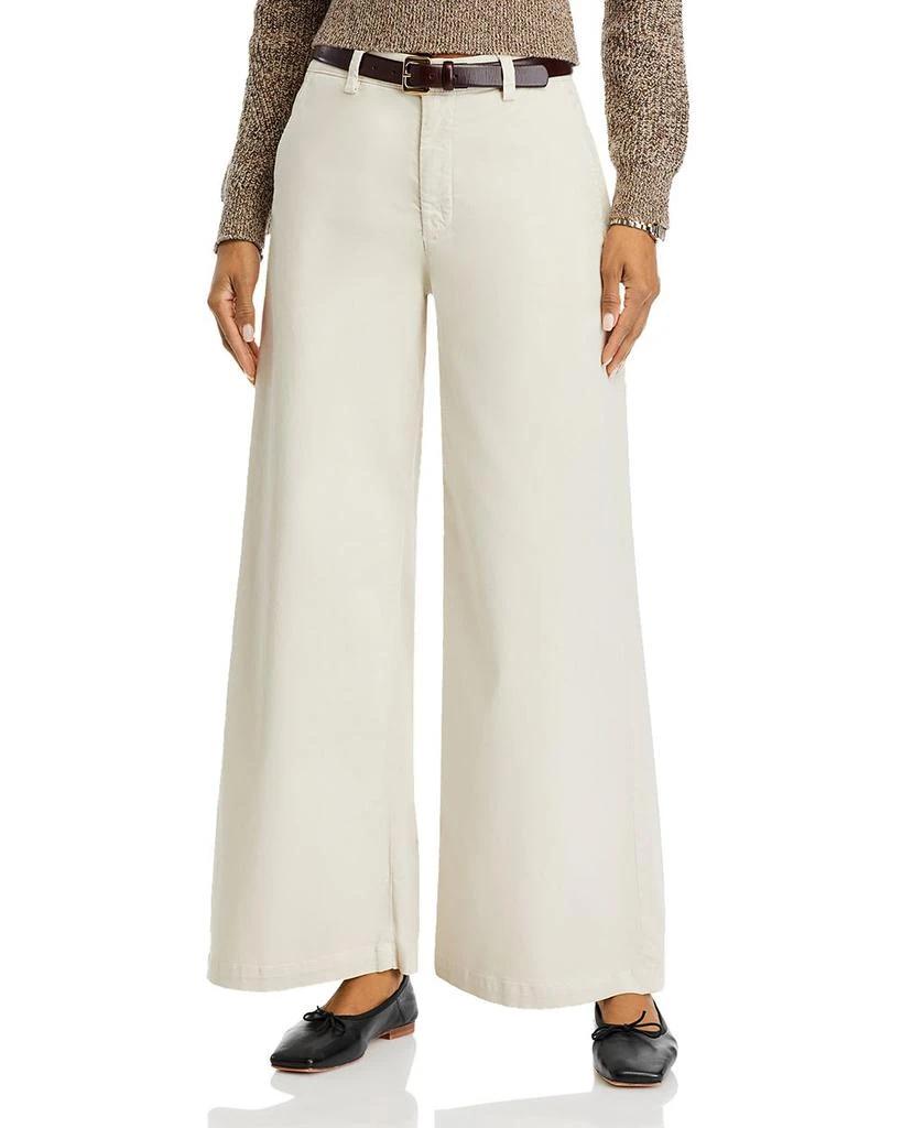 AG Caden Wide Leg Jeans in Pumice 1