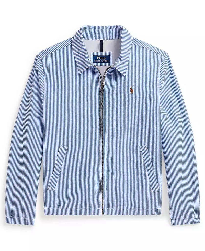 Ralph Lauren Boys
 8-20 The Bayport Point-Collar Seersucker Jacket