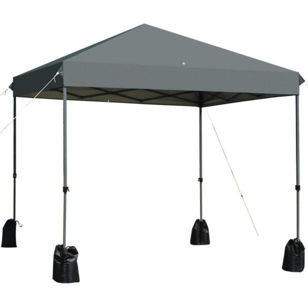 Hivvago 8â€x8' Outdoor Pop up Canopy Tent  w/Roller Bag-White 4