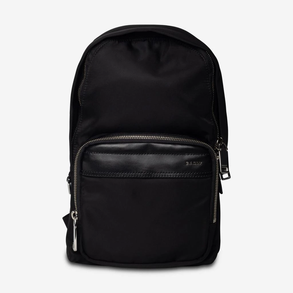 Bally Wolfson Men's Black Nylon XS Backpack 6218218 Shopworn