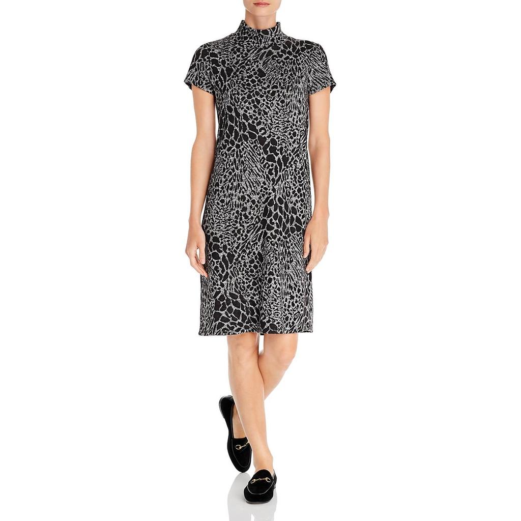 Leota Blaire Womens Knit Mock Neck Sweaterdress