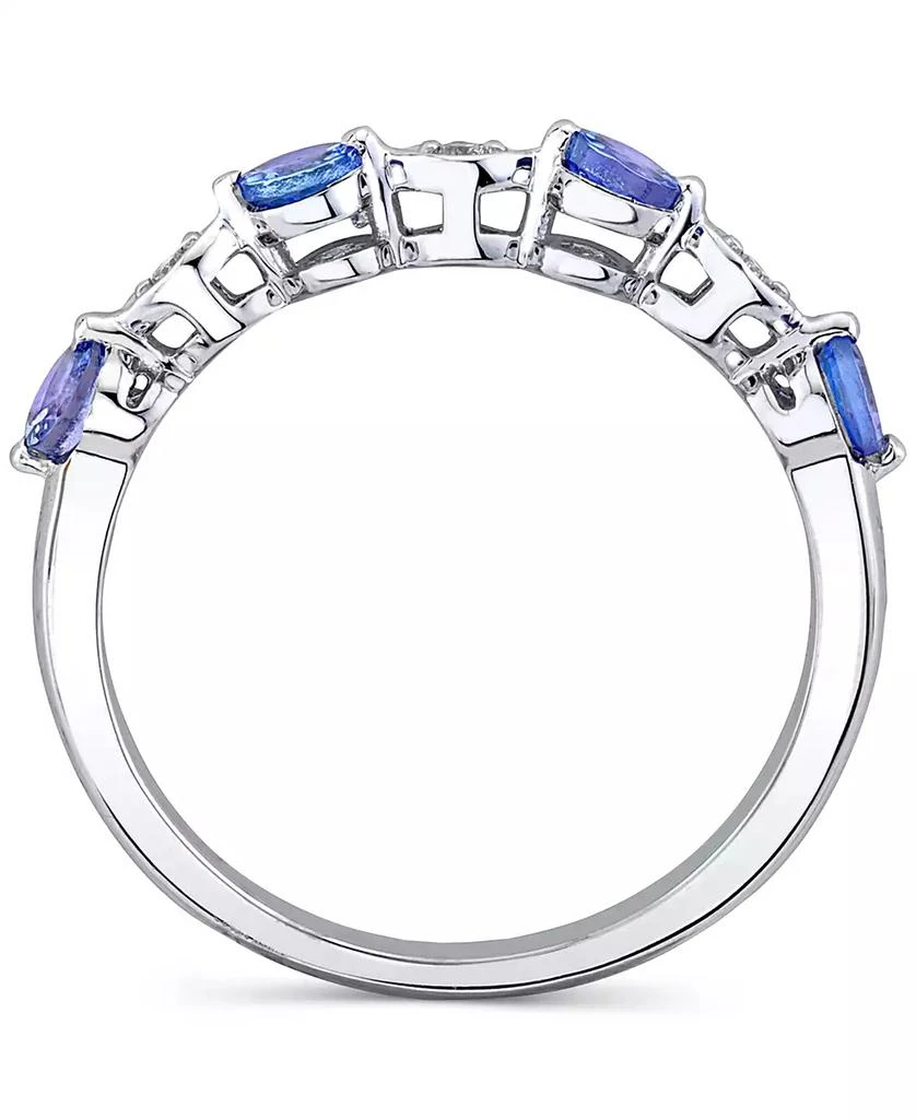 Macy's Tanzanite (5/8 ct. t.w.) & Diamond Accent Ring in 14k White Gold 2