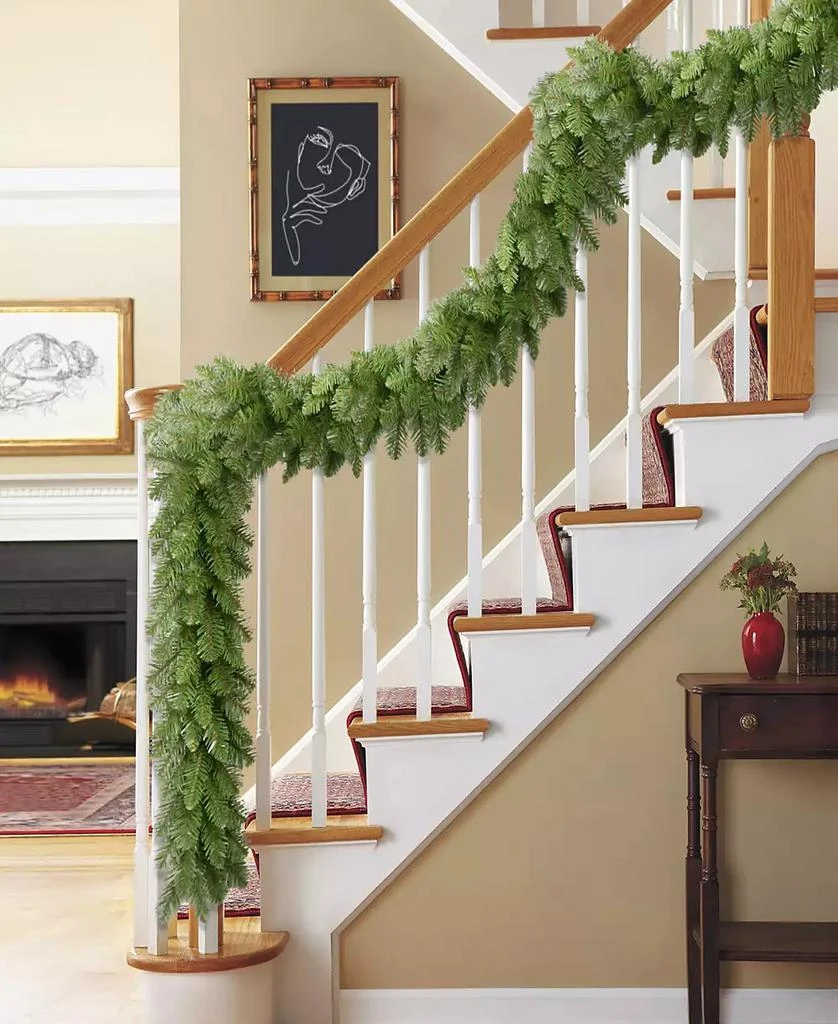 Puleo International Puleo 10" Berkshire Fir Artificial Garland 2