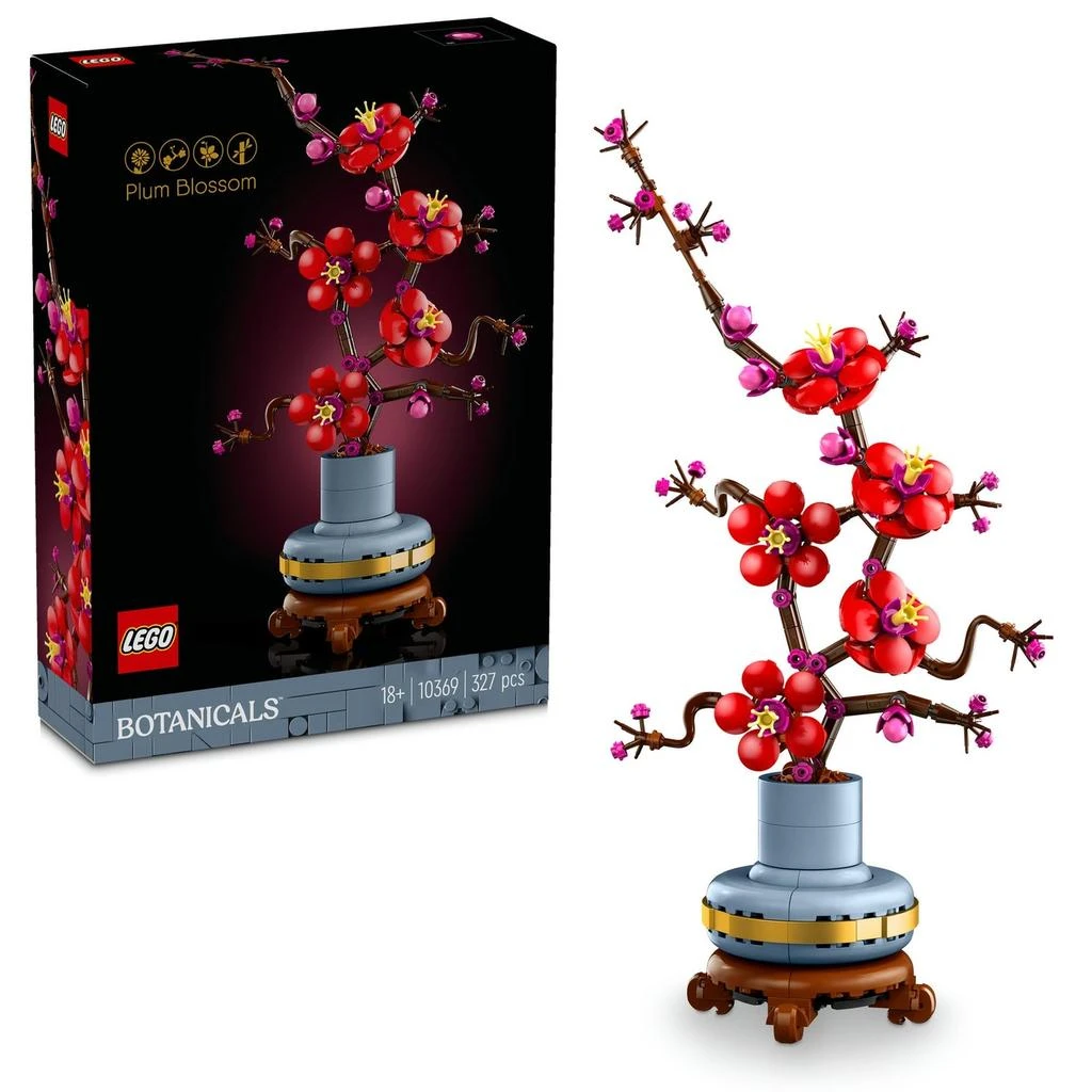 undefined LEGO Botanicals Plum Blossom Flower Set for Adults 10369 1