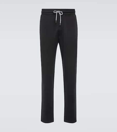 Brunello Cucinelli Cotton-blend sweatpants 1