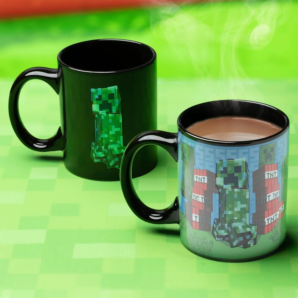 Minecraft Minecraft Creeper Heat Change Mug 1