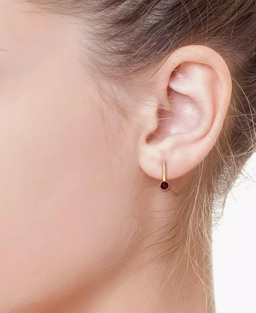 Effy EFFY® Garnet Leverback Drop Earrings (1/2 ct. t.w.) in 14k Gold (Also available in Peridot, Blue Topaz, Citrine, and Amethyst) 4