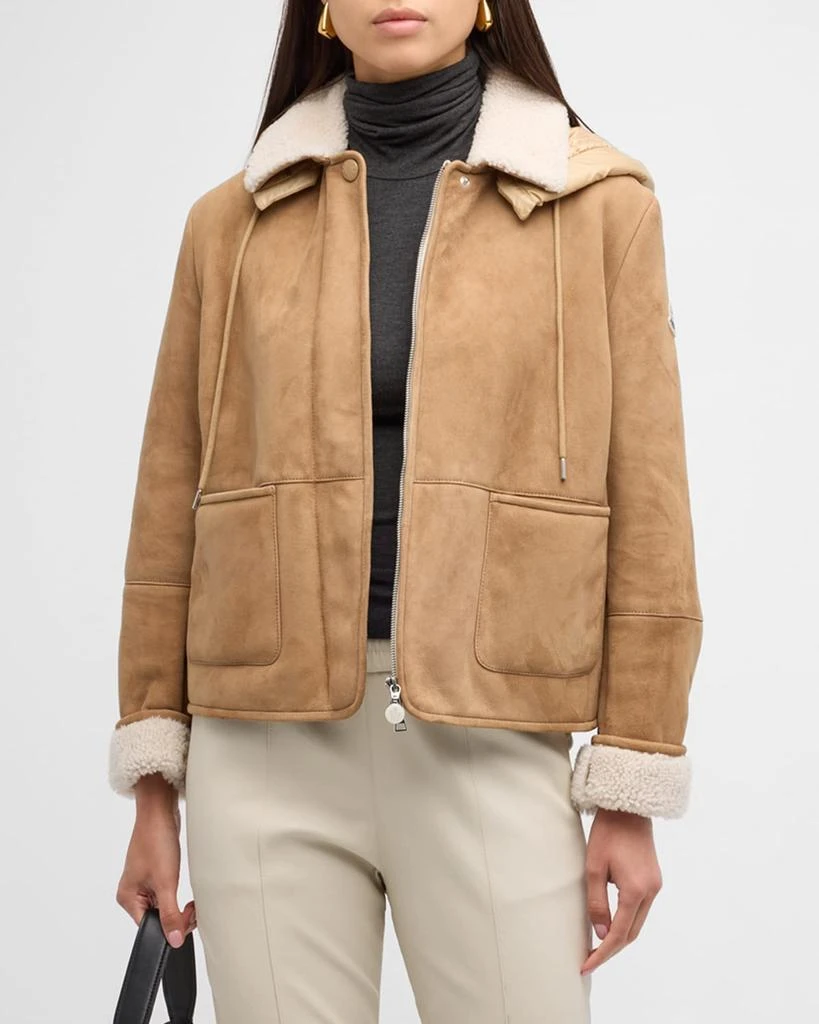 Moncler Dafne Suede Hybrid Jacket 2