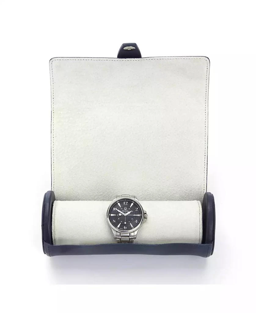 ROYCE New York Suede Lined Travel Watch Roll 1