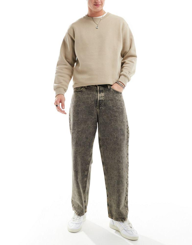 Jack & Jones Jack & Jones Alex baggy fit jean in acid wash