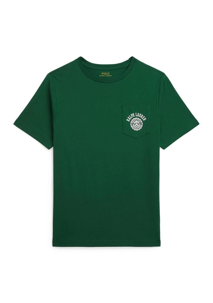 Ralph Lauren Boys 8-20 Logo Cotton Jersey Pocket Tee